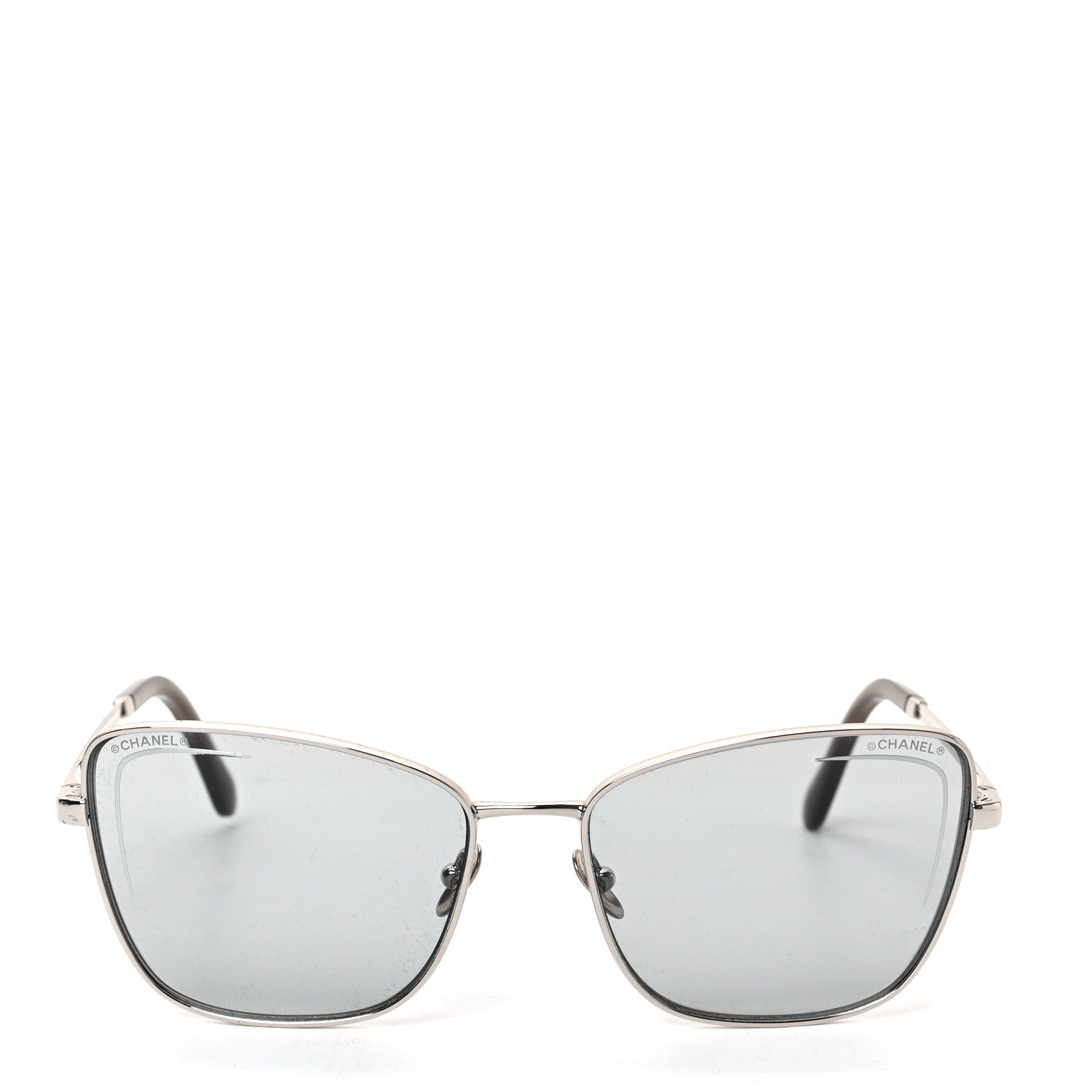 Chanel Metal Cat Eye Sunglasses 4267 Grey 2 of 7