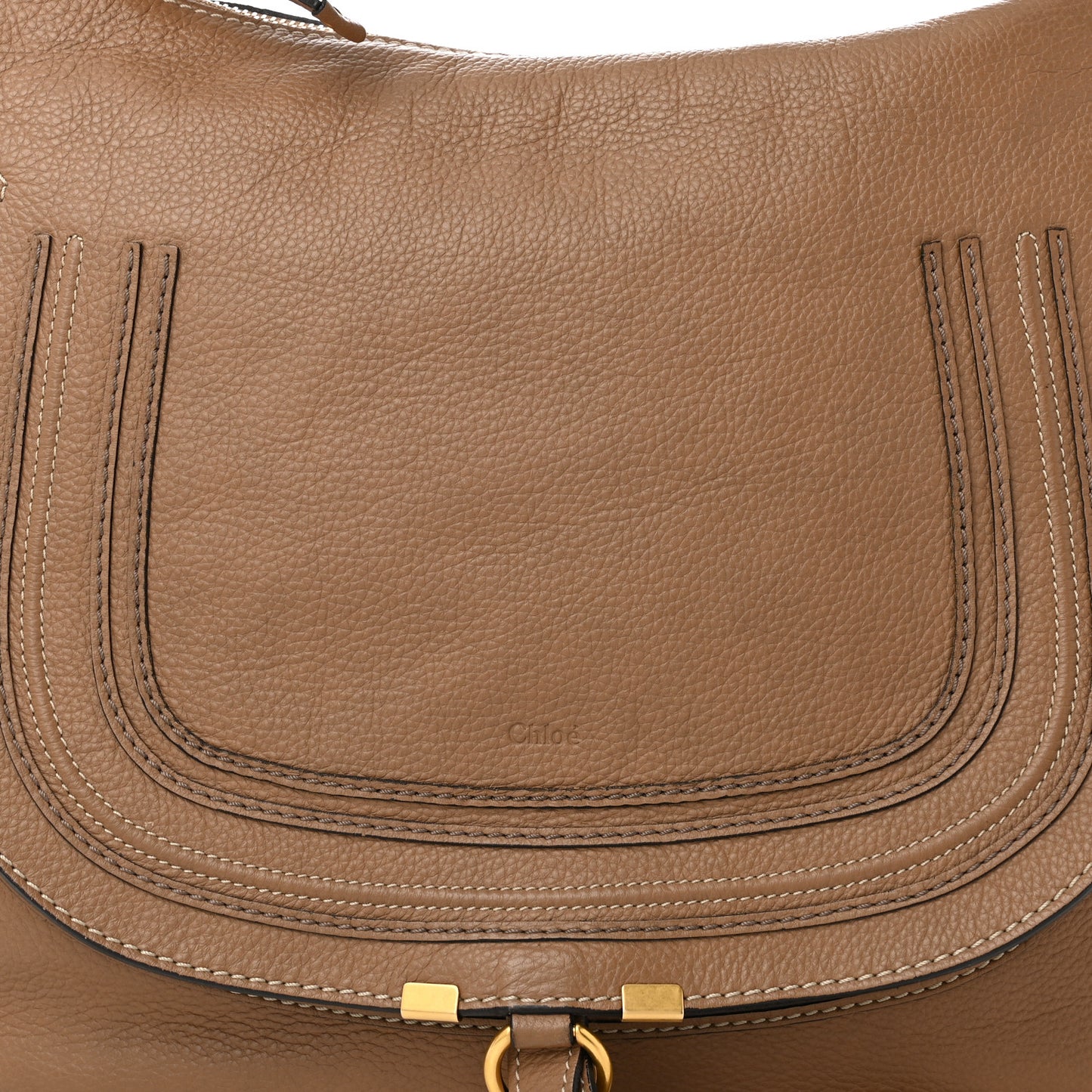 Calfskin Large Marcie Hobo Nut