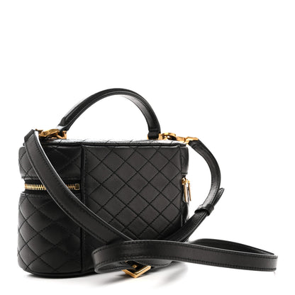 Saint Laurent Lambskin Quilted Mini Gaby Vanity Case Black 3 of 10