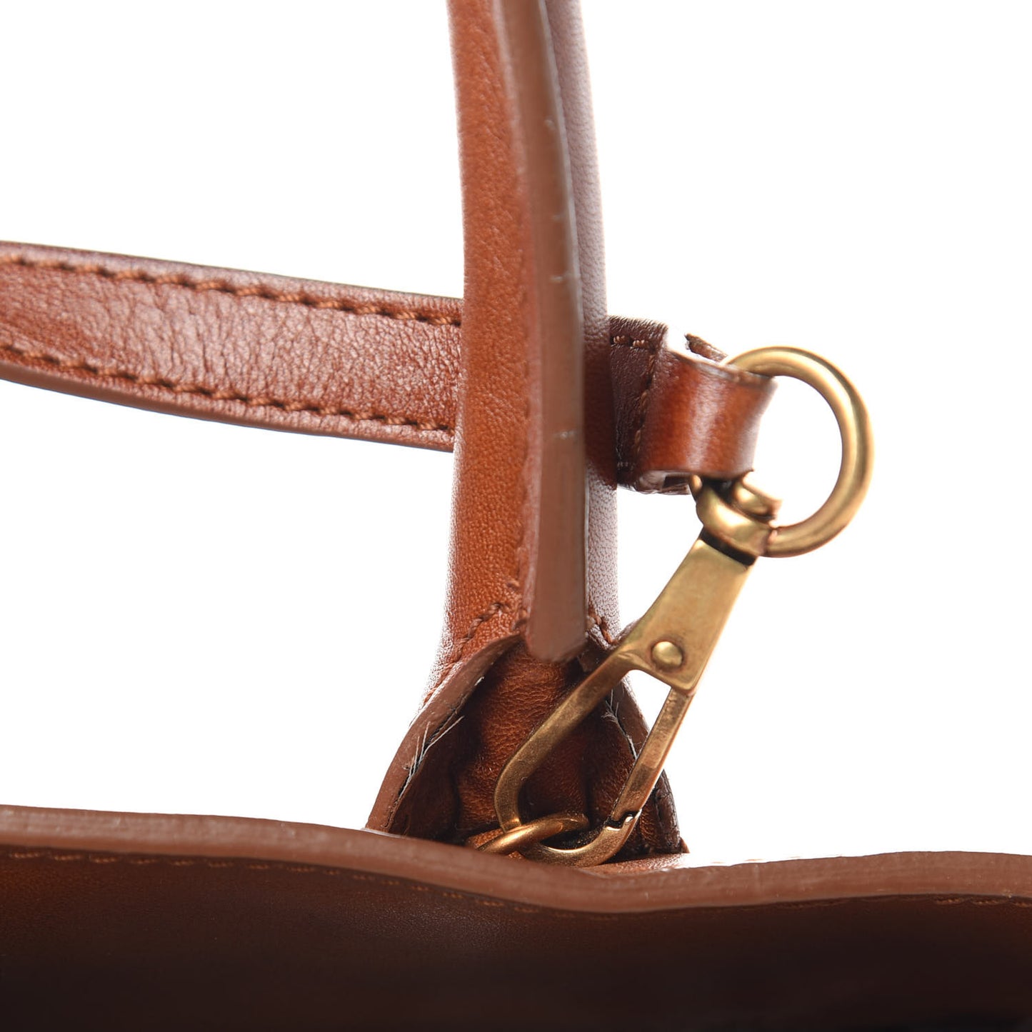 Calfskin Tote Cognac
