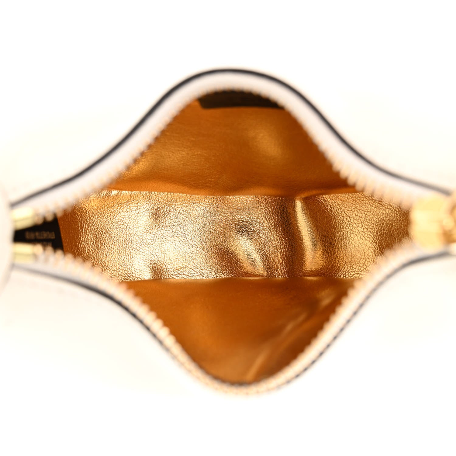 Fendi Vitello Grace Matte Nano Fendigraphy Hobo Charm White Ice 5 of 11
