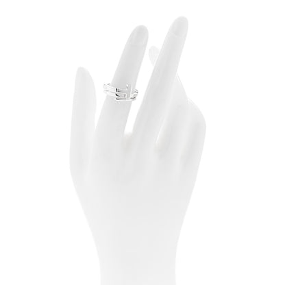 Tiffany Sterling Silver T Square Wrap Ring 50 5.25 2 of 4