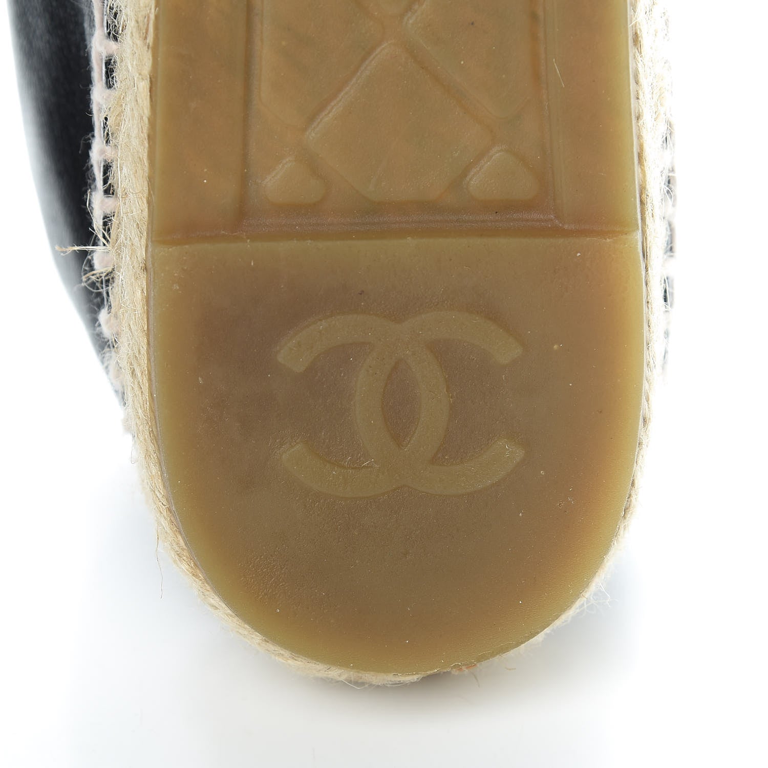 Chanel Lambskin CC Espadrilles 39 Black 8 of 12