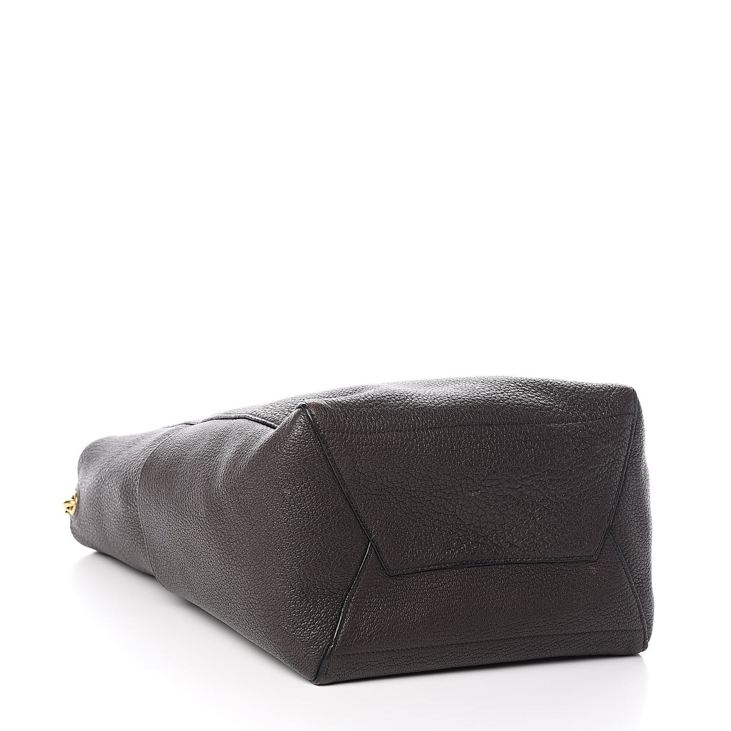 Goatskin Sangle Bucket Bag Dark Taupe
