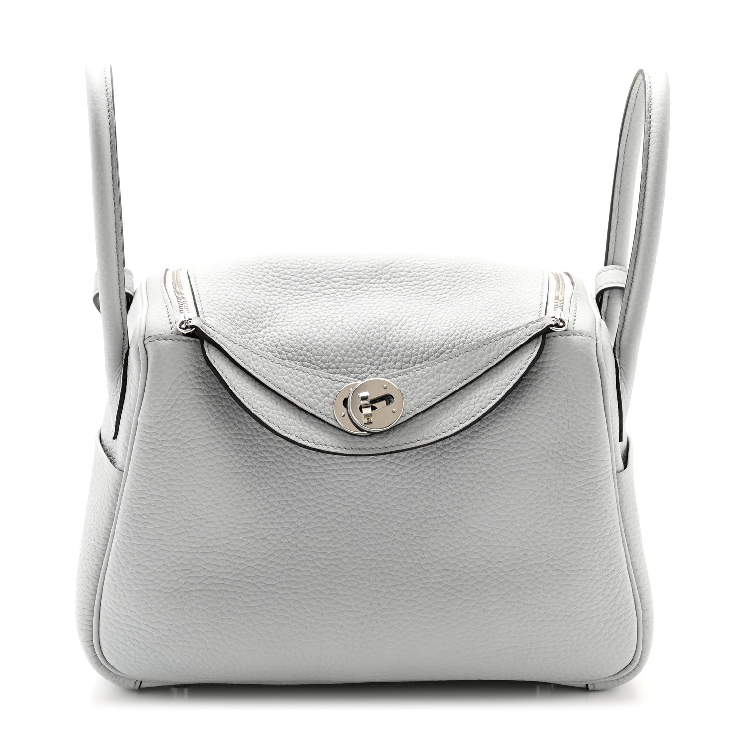 Hermes Taurillon Clemence Lindy 26 Bleu Pale 1 of 11