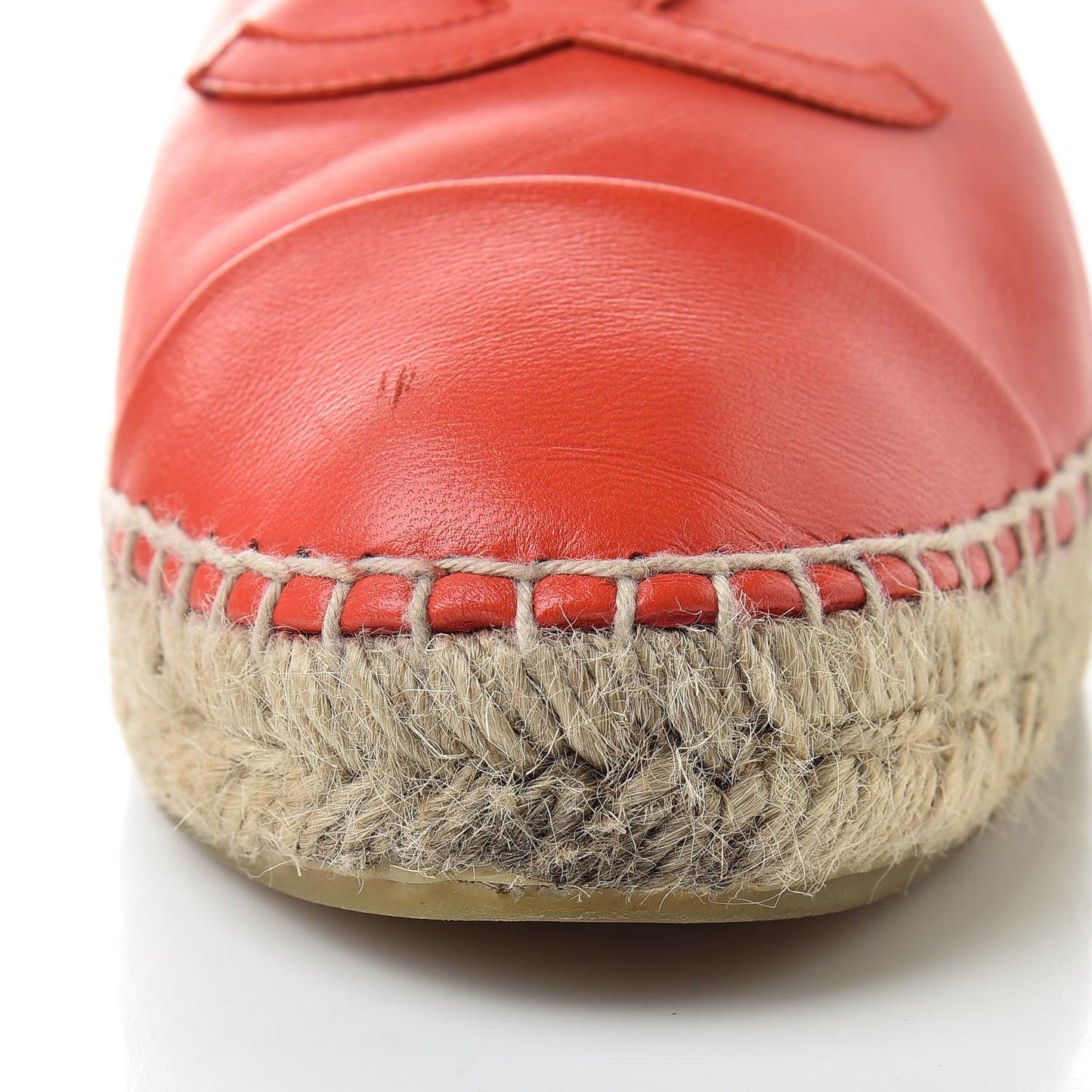 Lambskin CC Espadrilles 40 Red