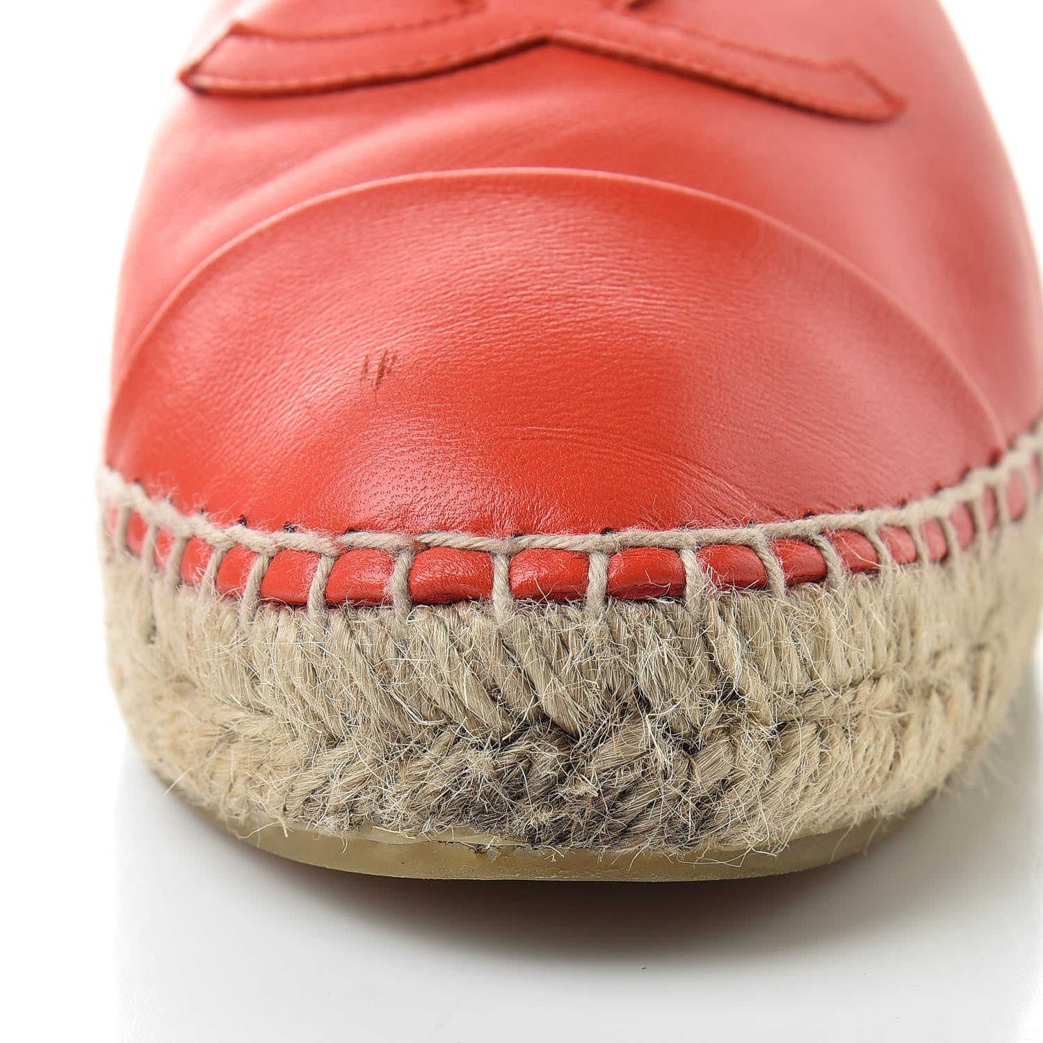Chanel Lambskin CC Espadrilles 40 Red 12 of 15