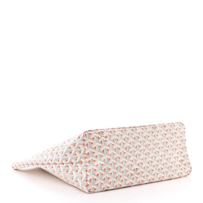 Goyard Goyardine Saint Louis Claire Voie PM White Orange 5 of 11