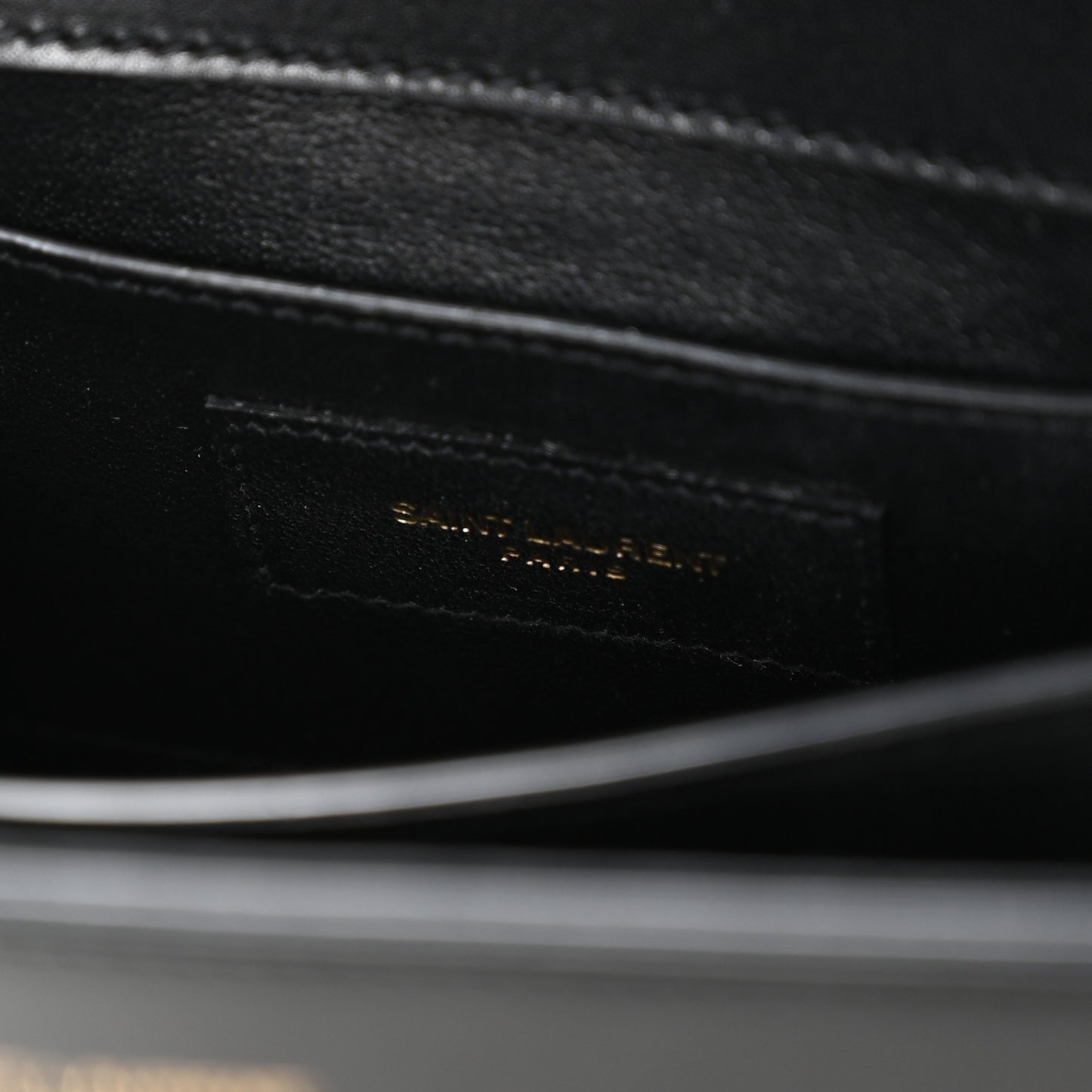 Calfskin Mini Classic Monogram Cassandra Top Handle Black