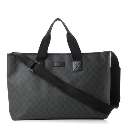 Gucci GG Plus Monogram Travel Bag Black 1 of 13