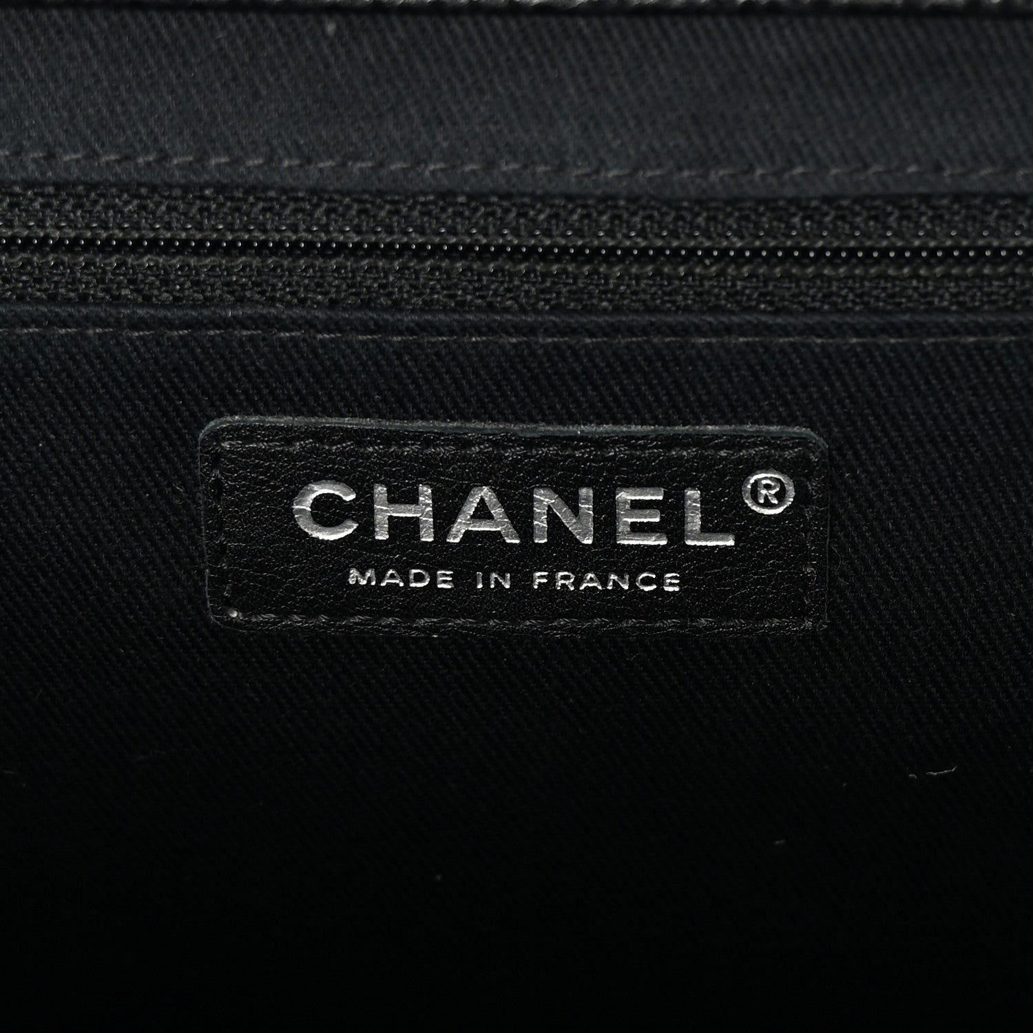 Chanel Caviar Quilted CC Large Clutch Black 6 of 7