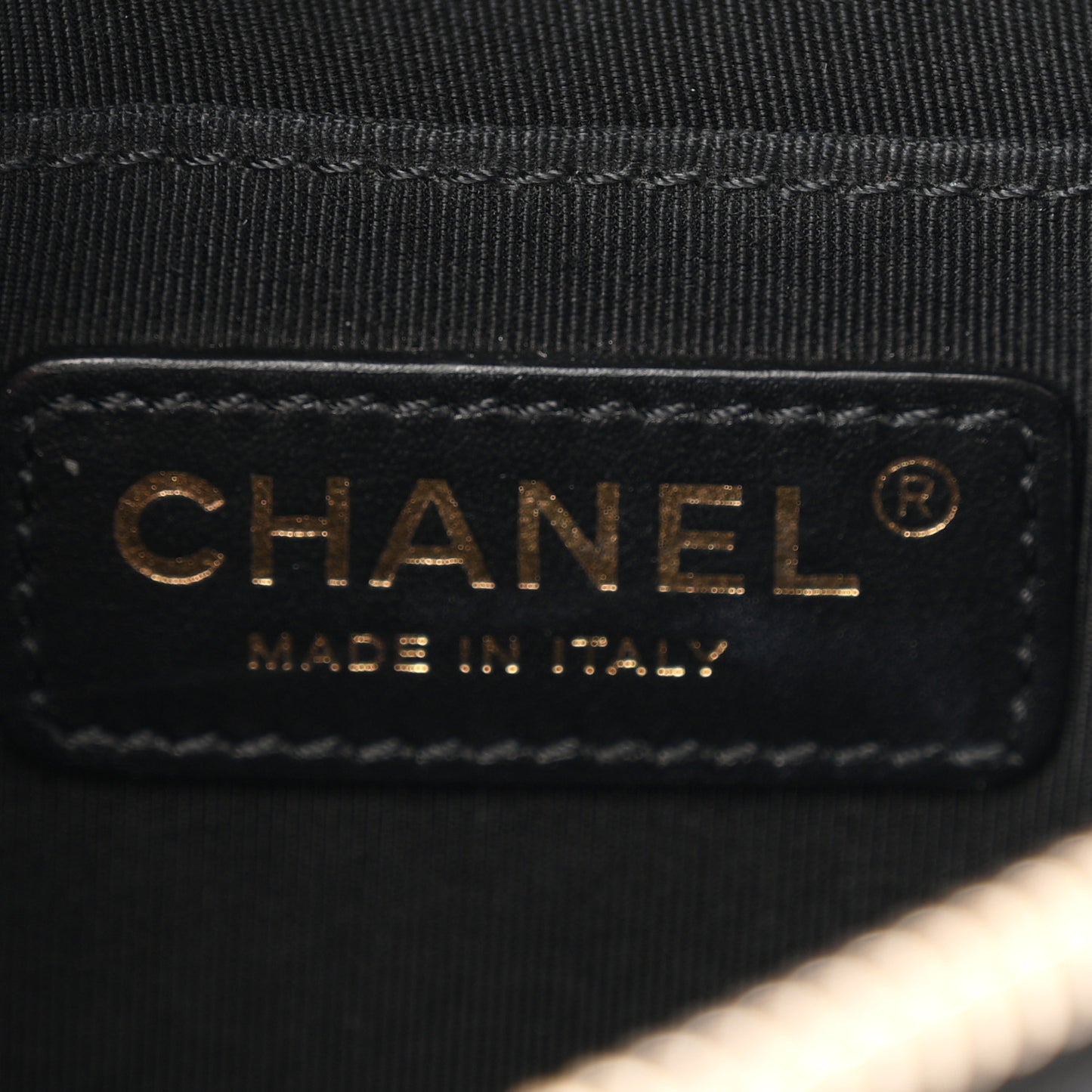 Lambskin Quilted Waist Bag Fanny Pack Black