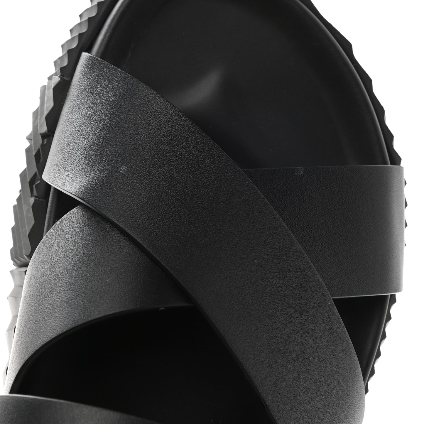 Calfskin Goatskin Mens Electric Sandals 41 Black