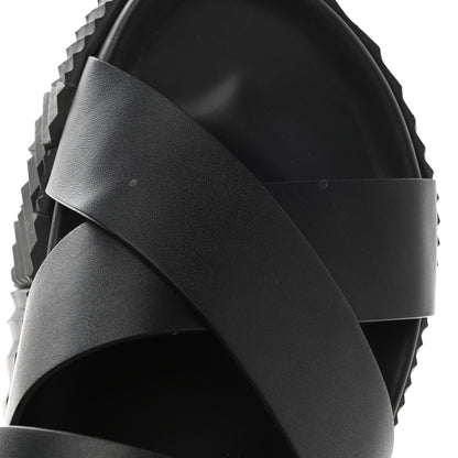 Hermes Calfskin Goatskin Mens Electric Sandals 41 Black 9 of 9