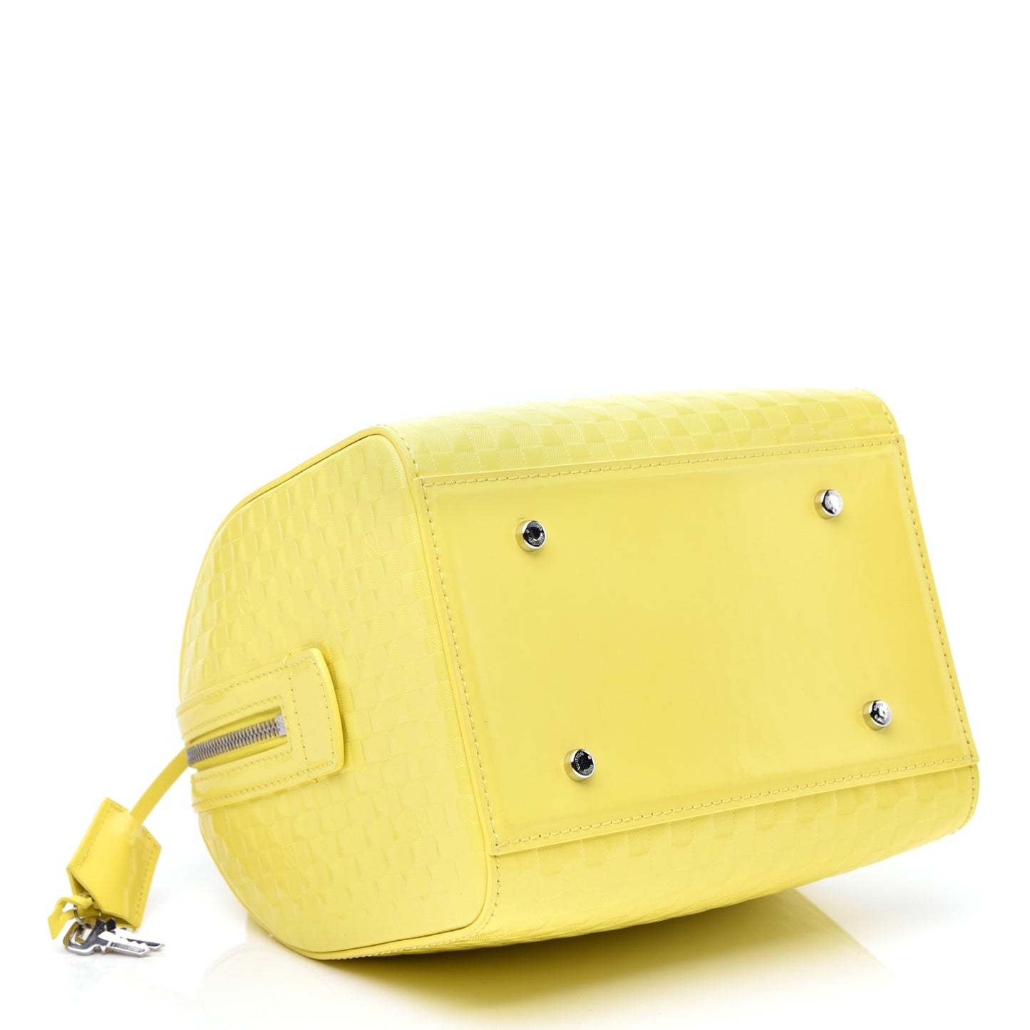 Damier Facette Speedy Cube PM Yellow