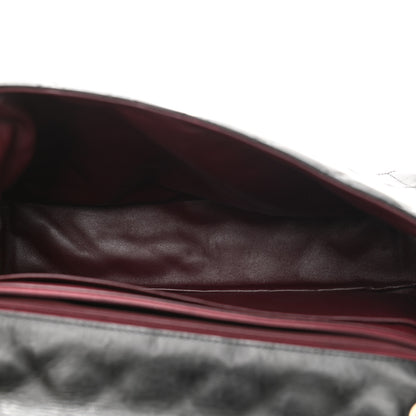 Chanel Washed Lambskin Quilted Maxi Single Flap Black 5 of 11
