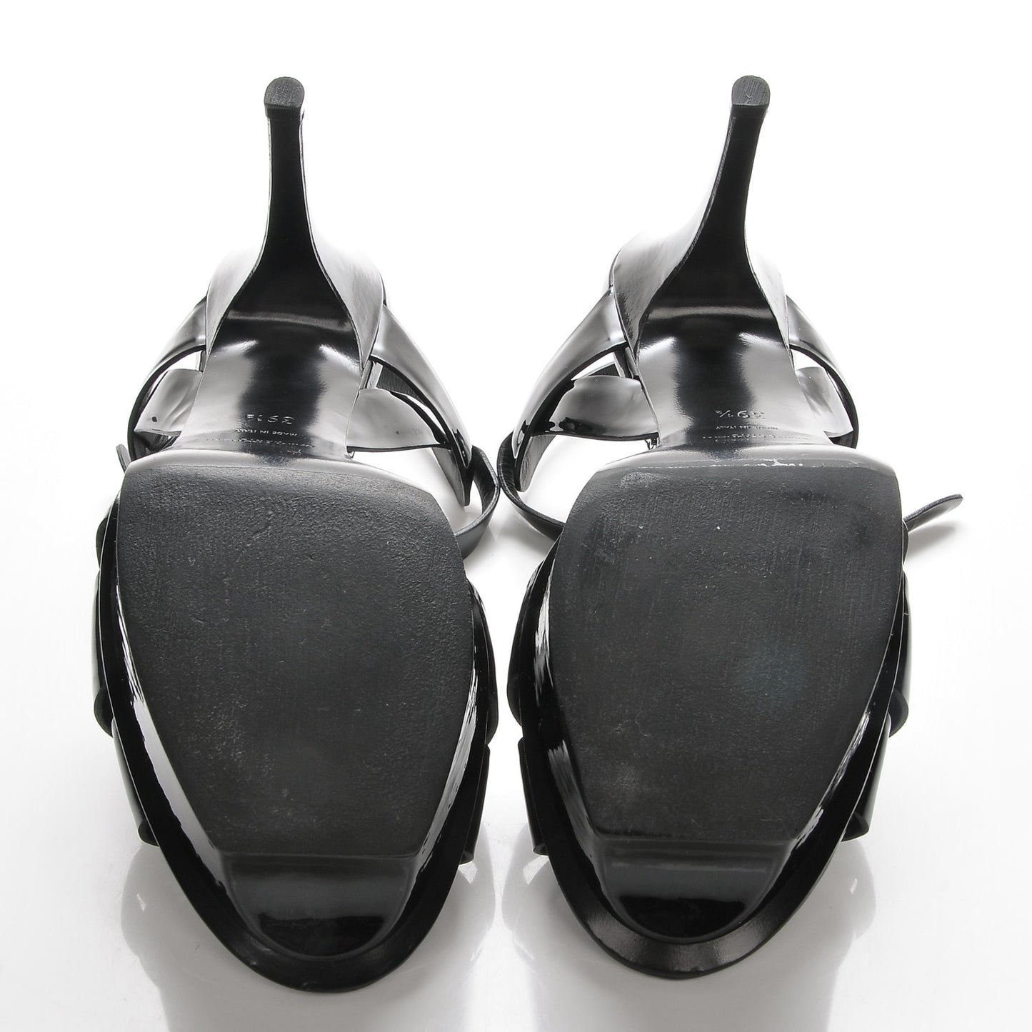 Patent Tribute 75 Platform Sandals 39.5 Black