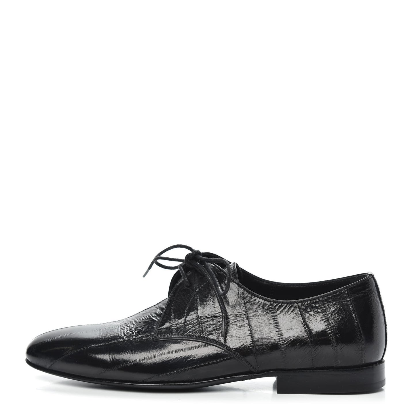 Eel Lace Up Oxfords 36 Black