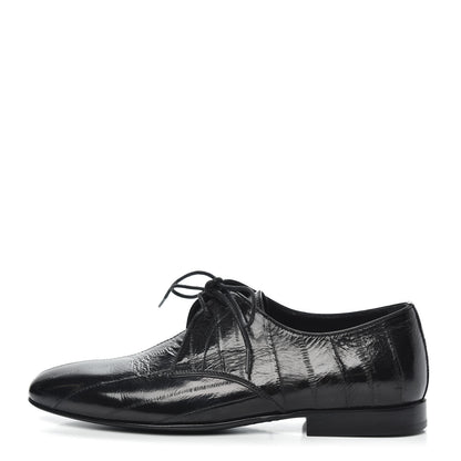 Saint Laurent Eel Lace Up Oxfords 36 Black 1 of 9