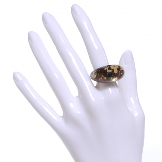 Inclusion Ring 7 Marron