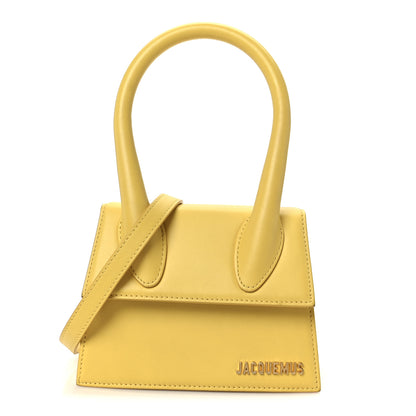 Jacquemus Smooth Calfskin Le Chiquito Moyen Yellow 1 of 9
