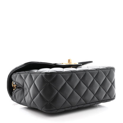 Chanel Lambskin Quilted Casino Chips Mini Flap Black 4 of 11