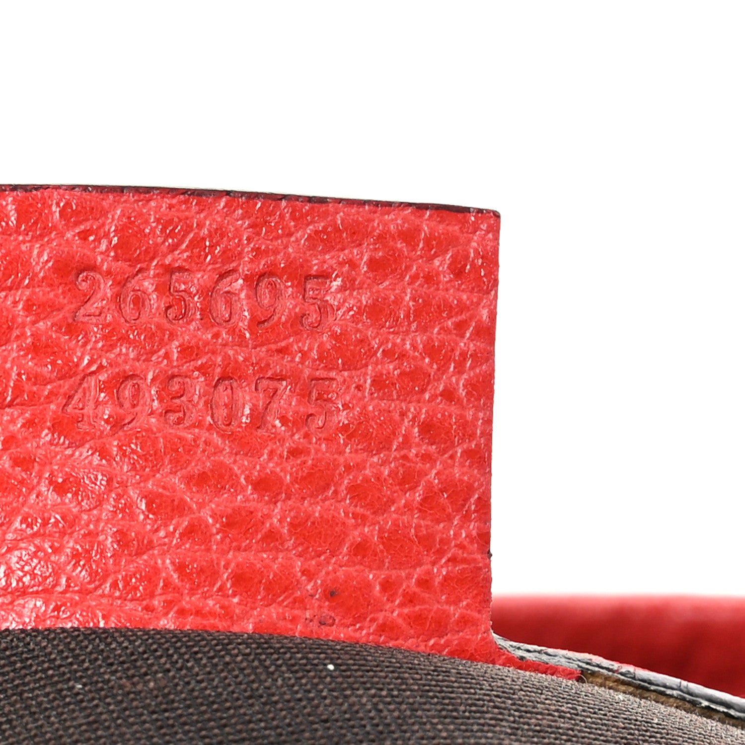 Gucci Pebbled Calfskin Medium Joy Tote Red 7 of 9