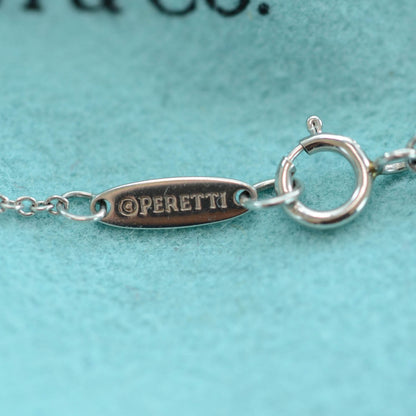 Tiffany Platinum Diamond .20ct Elsa Peretti Diamonds by the Yard Lariat Necklace 11 of 13