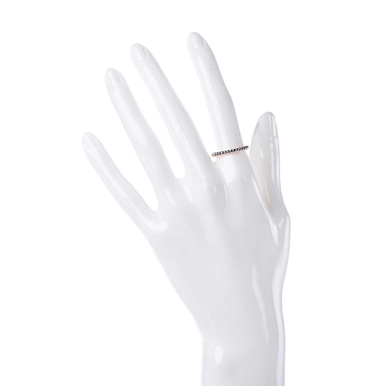 Van Cleef & Arpels 18K Rose Gold Small Perlee Ring 53 6.25 2 of 4