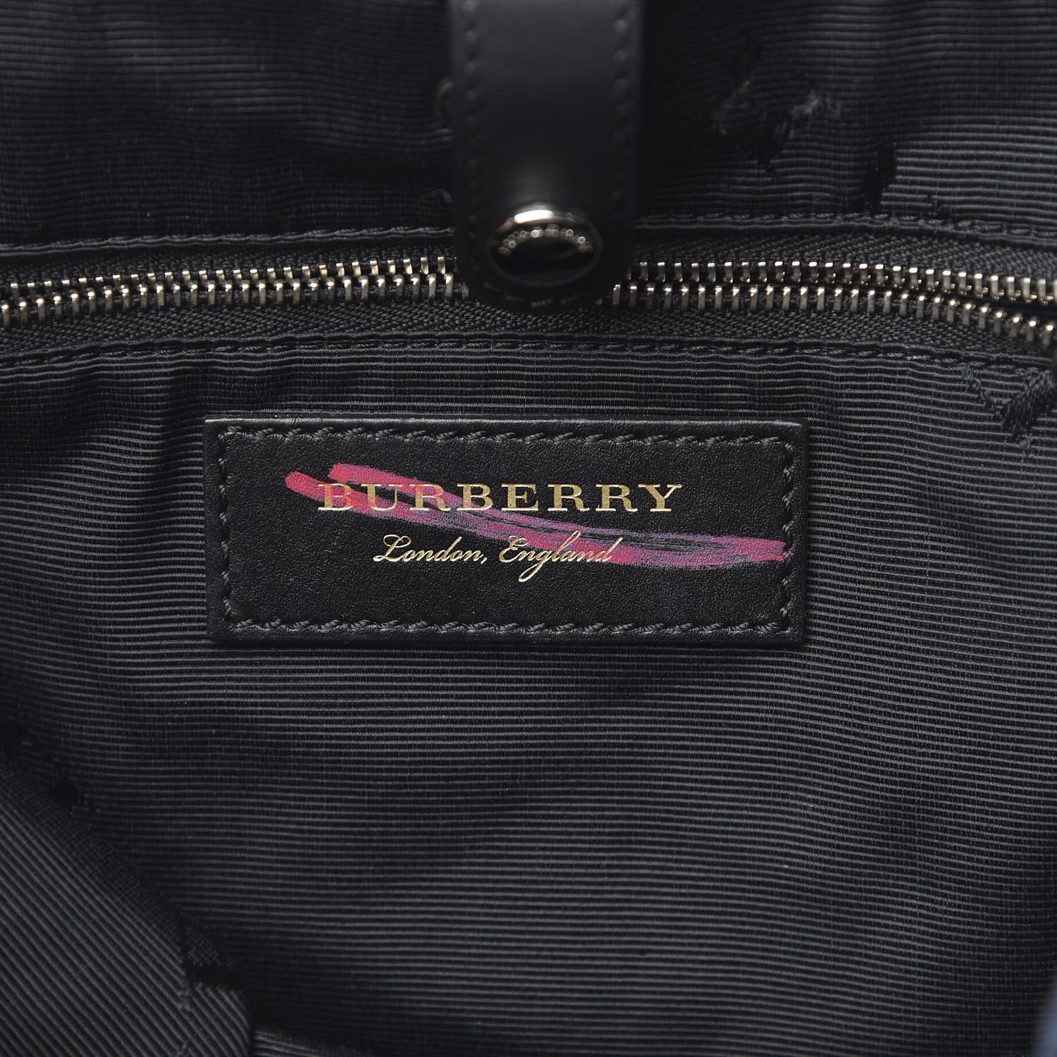 Burberry Nylon Beasts Print Large Rucksack Backpack Blue 5 of 11