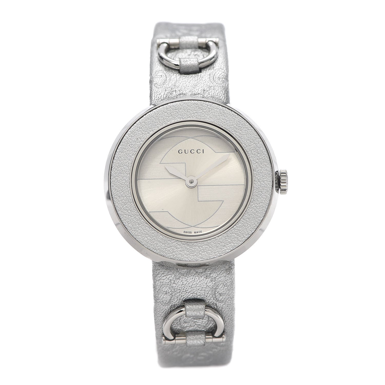 Gucci Stainless Steel Calfskin 27mm U-Play Quartz Watch 1 of 6