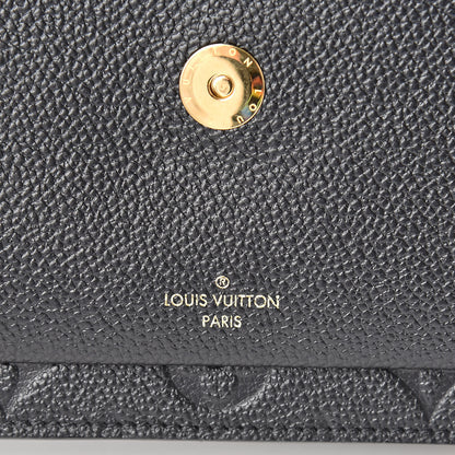 Louis Vuitton Empreinte Vavin Chain Wallet Black 6 of 11