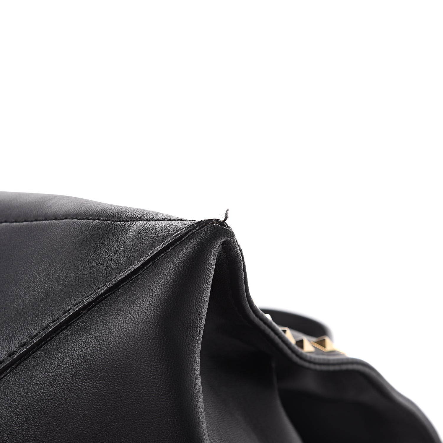 Valentino Garavani Nappa Medium Rockstud Soft Tote Black 7 of 14