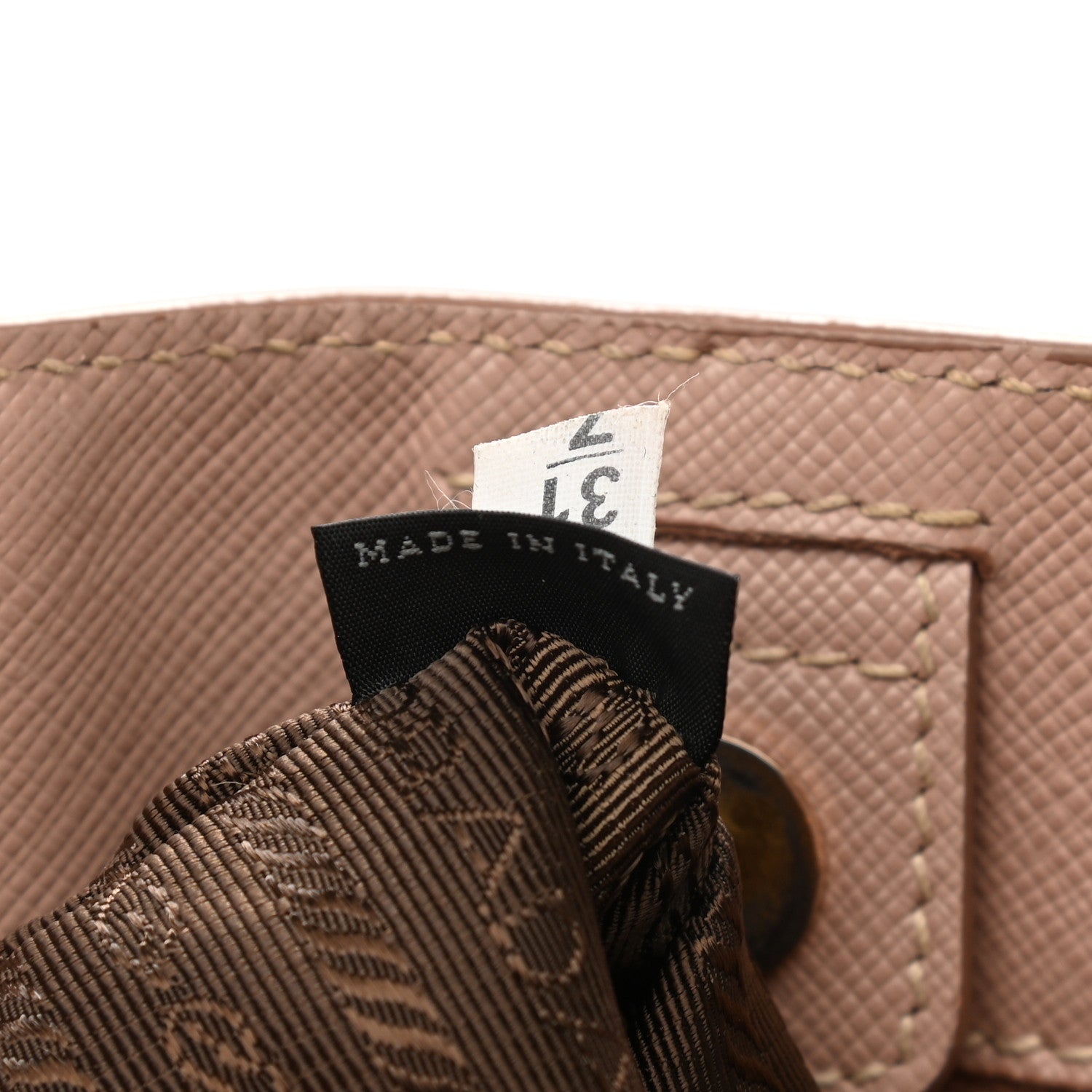 Prada Saffiano Lux Small Tote Cammeo 8 of 16