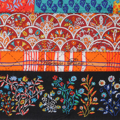 Hermes Cashmere Silk Pique Fleuri de Provence GM 140 Shawl 3 of 5