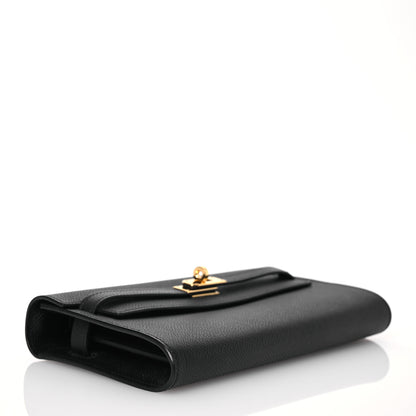 Hermes Epsom Kelly Wallet To Go Black 4 of 16