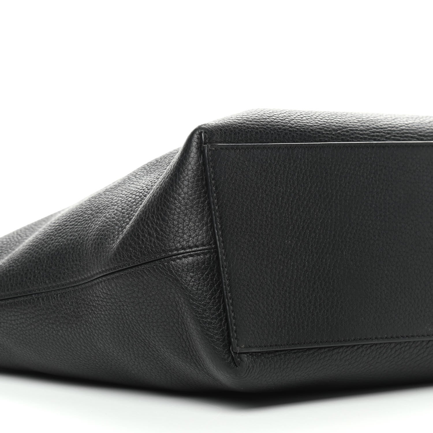 Valentino Garavani Grained Calfskin Rockstud Shoulder Tote Black 5 of 12