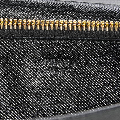 Prada Saffiano Mini Crossbody Bag Black 6 of 9