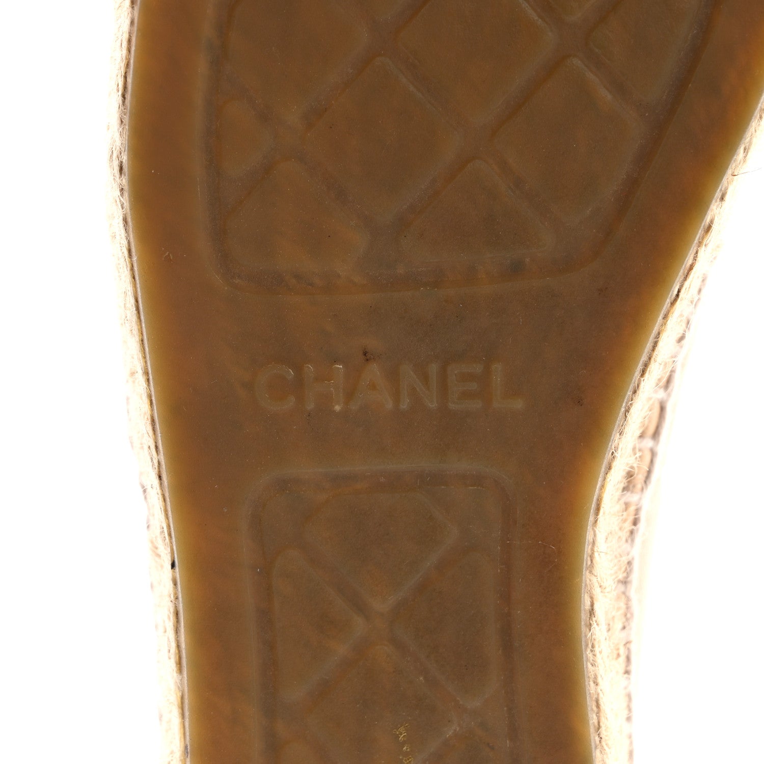Chanel Lambskin CC Espadrilles 41 Beige Black 9 of 13