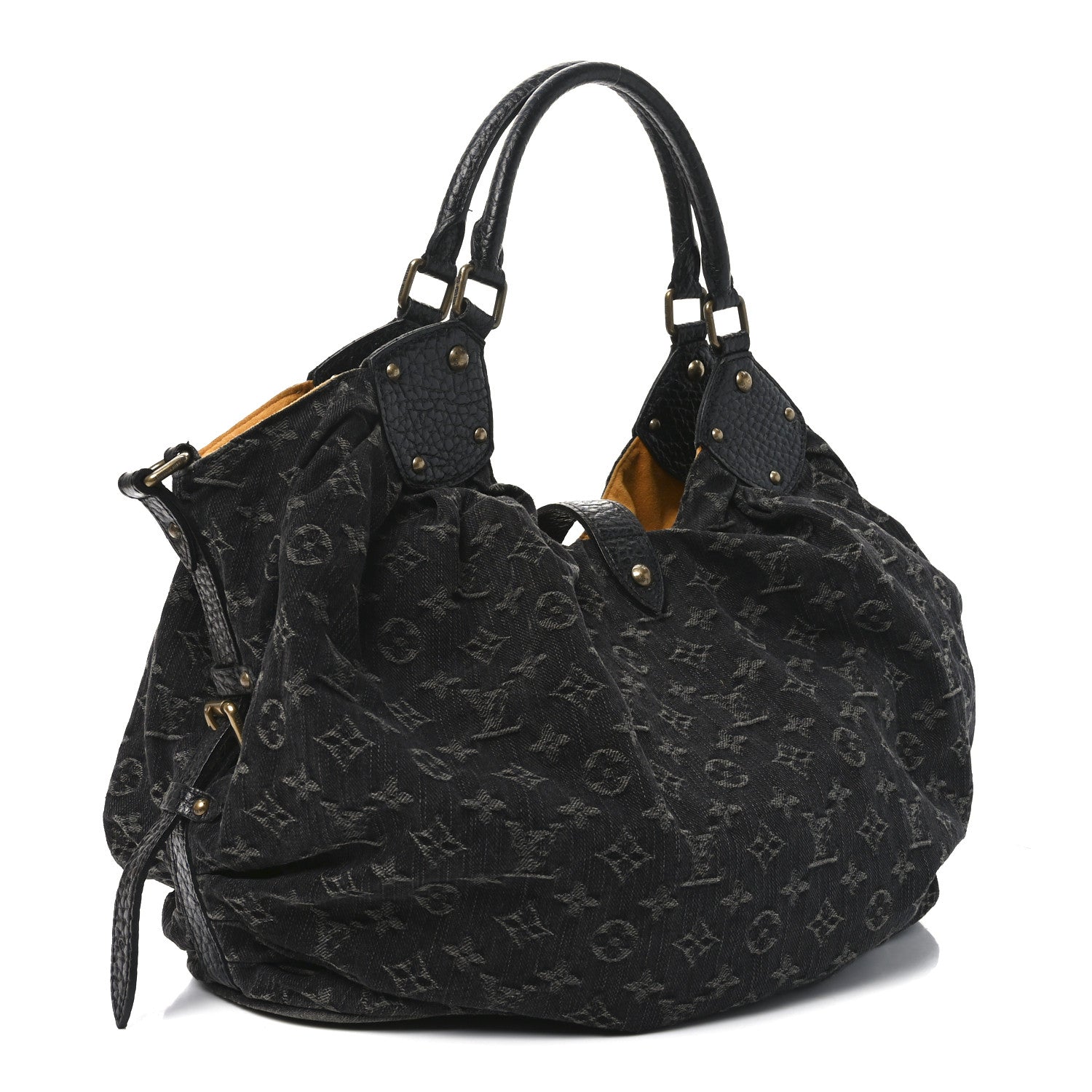 Louis Vuitton Denim Mahina XL Black 3 of 10