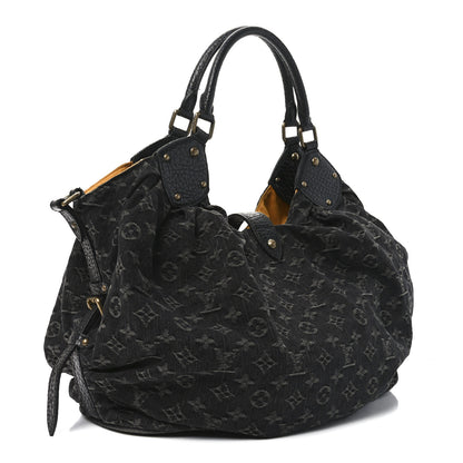 Louis Vuitton Denim Mahina XL Black 3 of 10