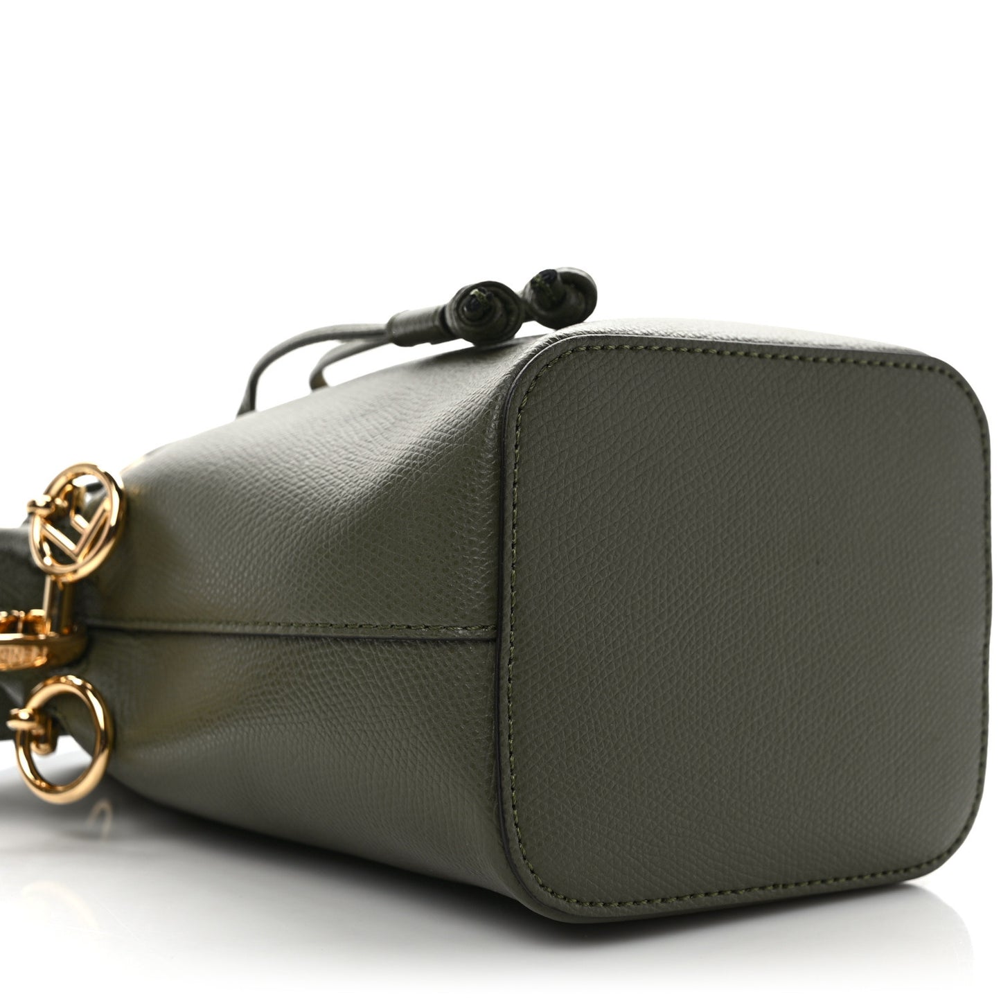 Vitello Cruise F is Fendi Mini Mon Tresor Bucket Bag Asparago