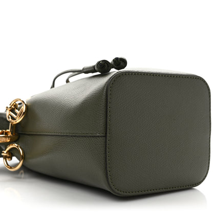 Fendi Vitello Cruise F is Fendi Mini Mon Tresor Bucket Bag Asparago 8 of 9