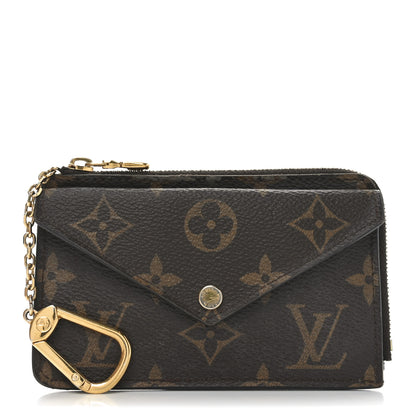 Louis Vuitton Monogram Recto Verso Card Holder Black 1 of 7