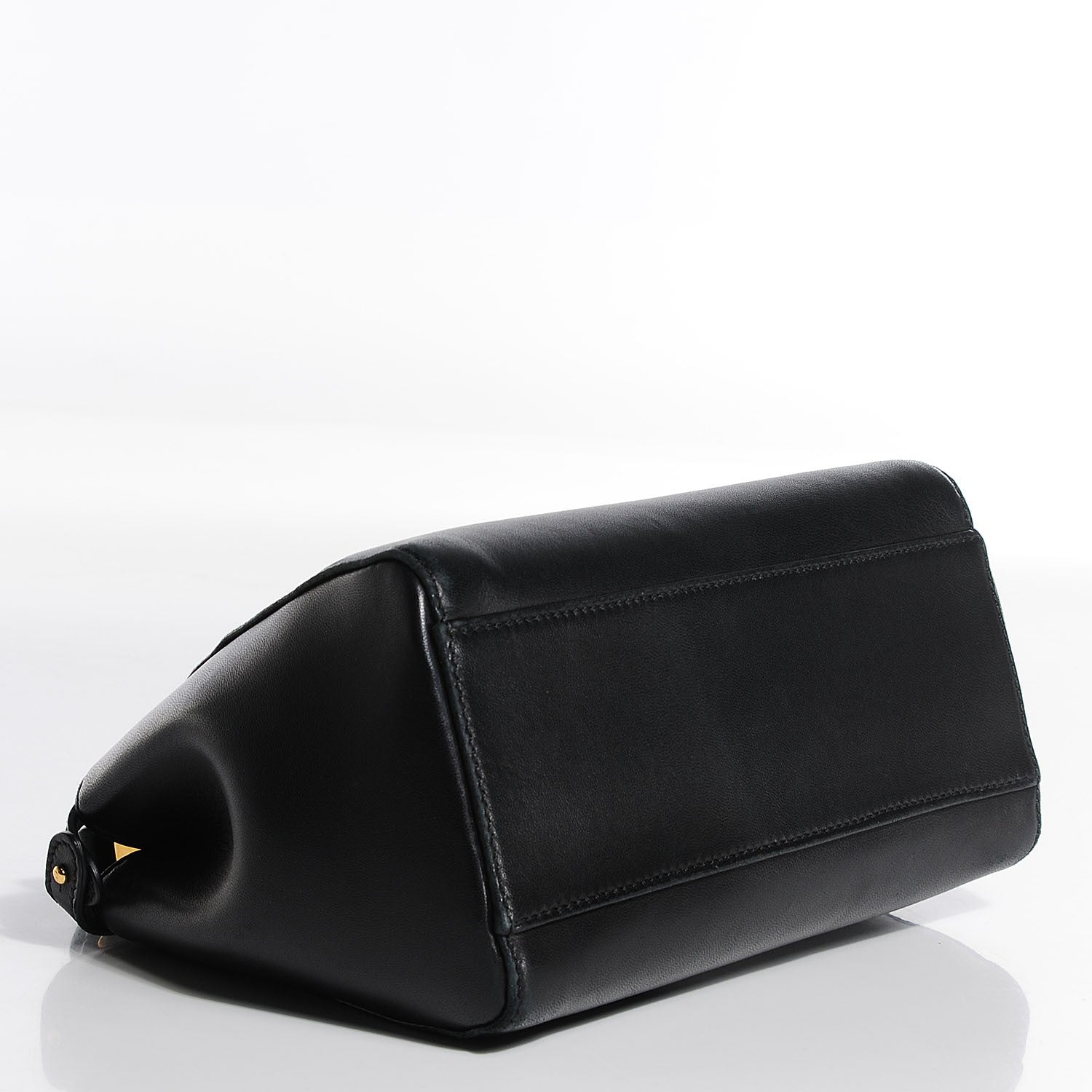 Fendi Nappa Mini Peekaboo Iconic Satchel Black 4 of 16