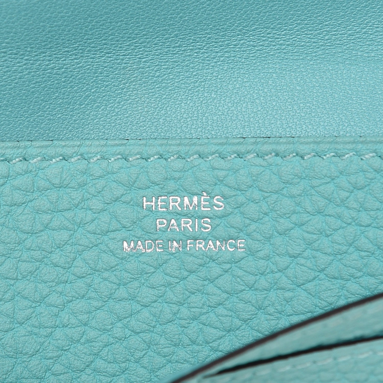 Hermes Togo Dogon Recto Verso Wallet Bleu Atoll 6 of 7