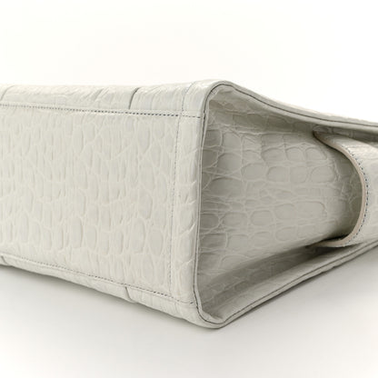 Marc Jacobs Croc Embossed Medium The Tote Bag Ivory 10 of 10