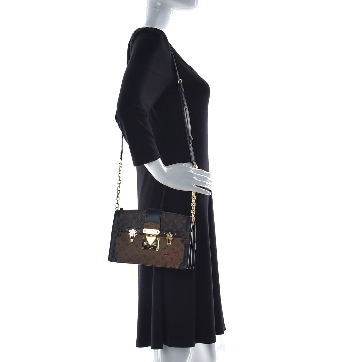Louis Vuitton Reverse Monogram Trunk Clutch 2 of 6