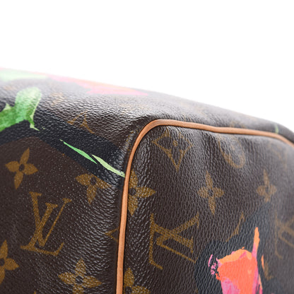Louis Vuitton Monogram Roses Speedy 30 12 of 16