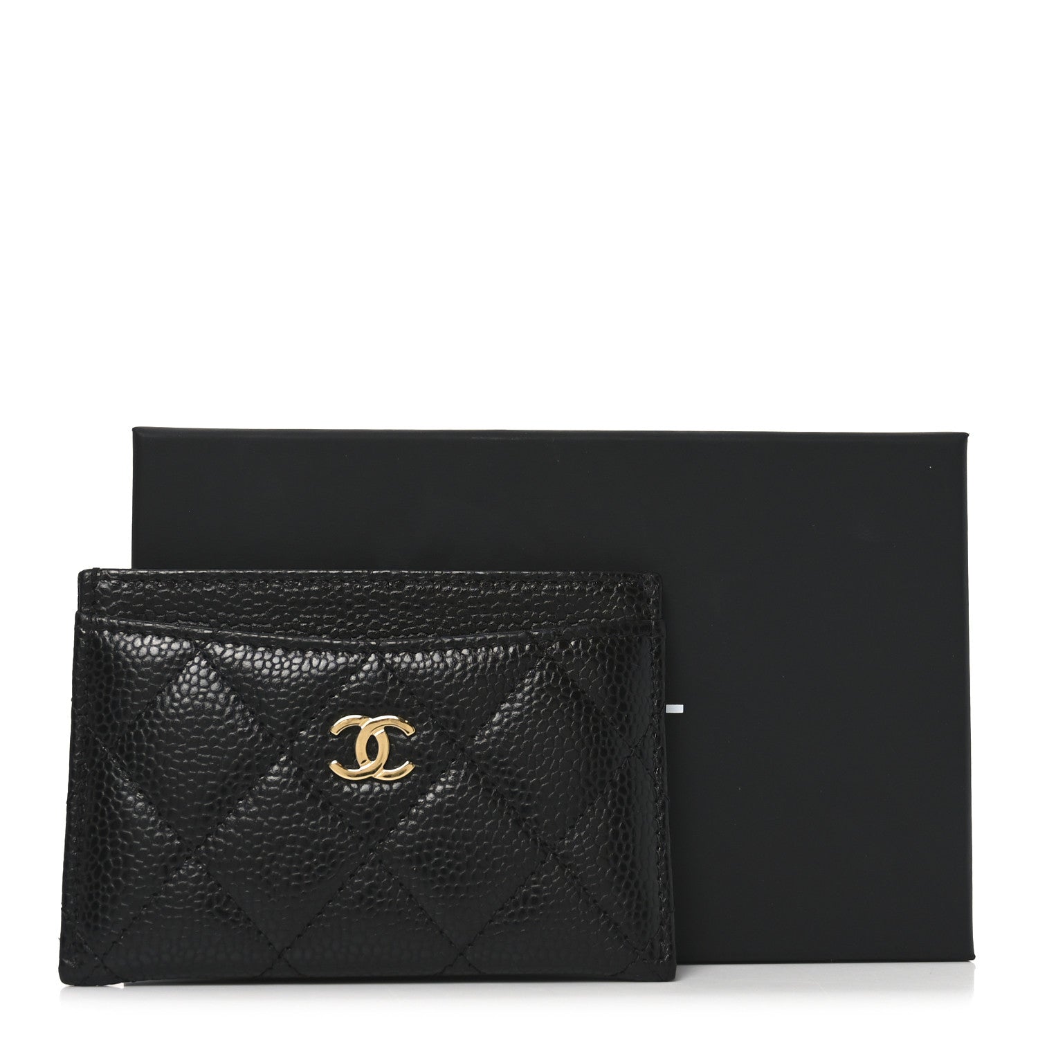 Chanel Caviar Quilted Card Holder Black 9 of 9